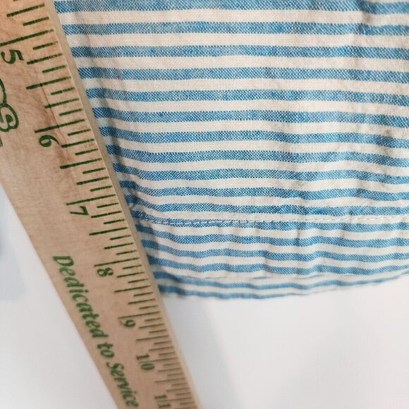 J. Crew Men's Stanton Striped Linen Blend Boat Shorts Preppy Summer Coastal 31 - Picture 10 of 10
